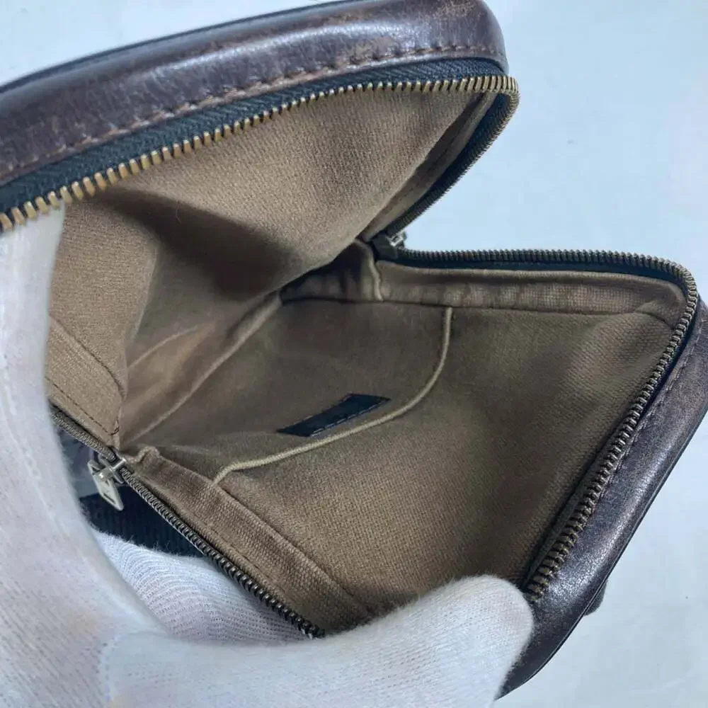 LOUIS VUITTON Brown Leather Hobo Bag